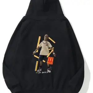 Mc Crew Cactus Jack Unisex Siyah Sweatshirt