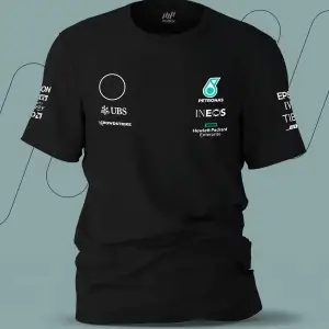 Mclaren 2021 F1 Parlayan Baskılı T-shirt