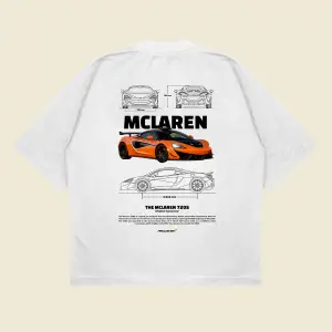 Mclaren 720s Boxy Fit Oversize Unisex Tshirt – Baskılı Tişört |