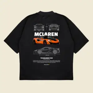 Mclaren 720s Boxy Fit Oversize Unisex Tshirt – Baskılı Tişört |