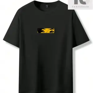 Melek ve Harf Baskılı Erkek Tişört