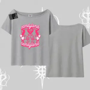 Meow Yazılı Kedi Portre Baskılı Kayık Yaka Tshirt