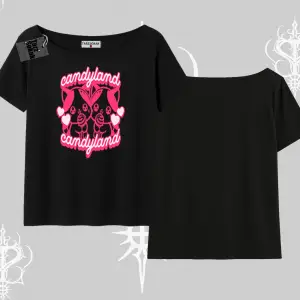 Meow Yazılı Kedi Portre Baskılı Oversize Tshirt