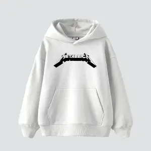 Metallica And Justice For All Baskılı Oversize Unisex Beyaz
