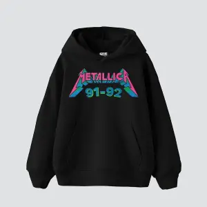 Metallica Skull Baskılı Oversize Unisex Premium Beyaz