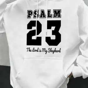 Mezmur Numarası 23 Desen Sonbahar Erkek Kapüşonlu Üst Hip Hop Cepli Günlük Kapüşonlu Üstler K