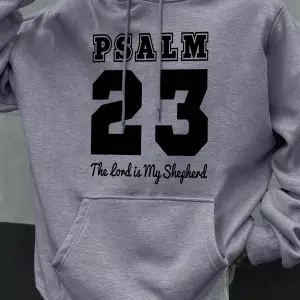 Mezmur Numarası 23 Desen Sonbahar Erkek Kapüşonlu Üst Hip Hop Cepli Günlük Kapüşonlu Üstler K