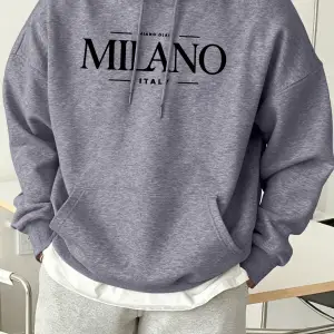 Miano Olait Milano İtalya Baskılar Temel Giysiler Sokak Giyimi Çift Polar Günlük Giyim Sokak