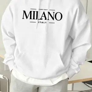 Miano Olait Milano İtalya Baskılar Temel Giysiler Sokak Giyimi Çift Polar Günlük Giyim Sokak