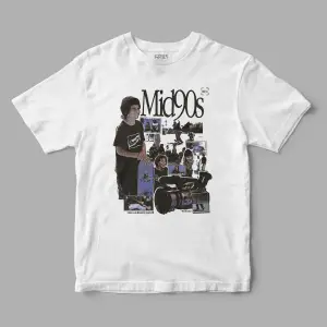 Mid90s Skater Kaykay Baskılı Tişört