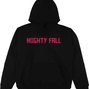 Mighty Fall Siyah Oversize Unisex Kapüşonlu Sweatshirt Hoodie
