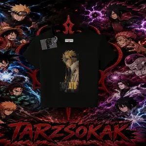 Minato Namikaze Naruto Anime Karakteri Kadın Baby Tee Beyaz
