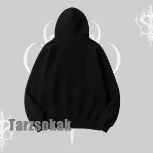 Missing Cat Baskılı Kapşonlu Sweatshirt