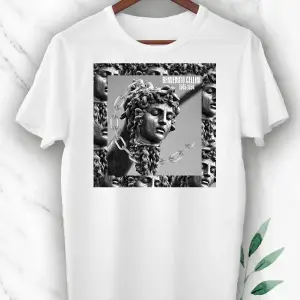 Mitoloji Medusa Baskılı Tişört