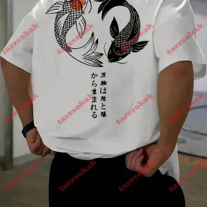 Model 3175 Erkek Yazlık Yuvarlak Yaka Kısa Kollu Günlük Tişört, Yaz