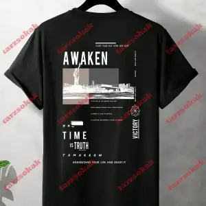 Model 3179 Erkek Yazlık Yuvarlak Yaka Kısa Kollu Günlük Tişört, Yaz