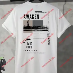 Model 3179 Erkek Yazlık Yuvarlak Yaka Kısa Kollu Günlük Tişört, Yaz