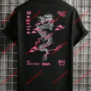 Model 3183 Erkek Yazlık Yuvarlak Yaka Kısa Kollu Günlük Tişört, Yaz