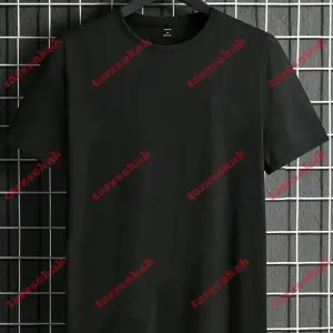 Model 3187 Erkek Yazlık Yuvarlak Yaka Kısa Kollu Günlük Tişört, Yaz