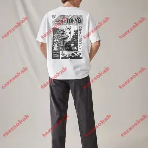 Model 3189 Erkek Yazlık Yuvarlak Yaka Kısa Kollu Günlük Tişört, Yaz