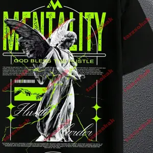 Model 3210 Erkek Yazlık Yuvarlak Yaka Kısa Kollu Günlük Tişört, Yaz