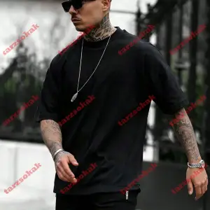 Model 3219 Erkek Yazlık Yuvarlak Yaka Kısa Kollu Günlük Tişört, Yaz