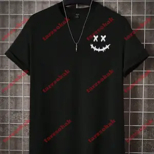 Model 3220 Erkek Yazlık Yuvarlak Yaka Kısa Kollu Günlük Tişört, Yaz