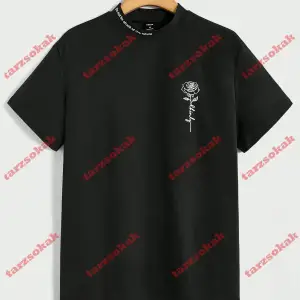 Model 3223 Erkek Yazlık Yuvarlak Yaka Kısa Kollu Günlük Tişört, Yaz