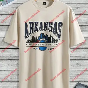 Model 3227 Erkek Yazlık Yuvarlak Yaka Kısa Kollu Günlük Tişört, Yaz