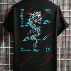 Model 3236 Erkek Yazlık Yuvarlak Yaka Kısa Kollu Günlük Tişört, Yaz