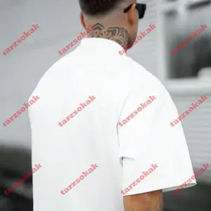 Model 3249 Erkek Yazlık Yuvarlak Yaka Kısa Kollu Günlük Tişört, Yaz