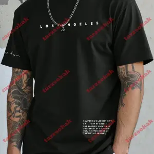 Model 3250 Erkek Yazlık Yuvarlak Yaka Kısa Kollu Günlük Tişört, Yaz