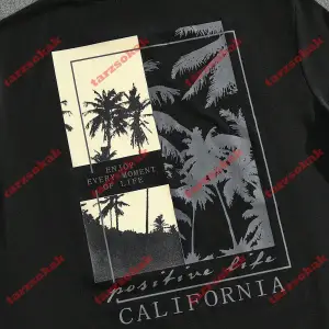 Model 3267 Erkek Yazlık Yuvarlak Yaka Kısa Kollu Günlük Tişört, Yaz