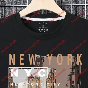 Model 3268 Erkek Yazlık Yuvarlak Yaka Kısa Kollu Günlük Tişört, Yaz