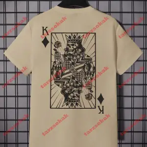 Model 3271 Erkek Yazlık Yuvarlak Yaka Kısa Kollu Günlük Tişört, Yaz