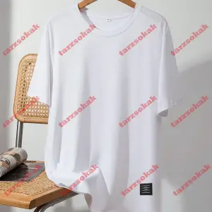 Model 3273 Erkek Yazlık Yuvarlak Yaka Kısa Kollu Günlük Tişört, Yaz