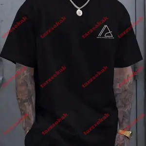 Model 3274 Erkek Yazlık Yuvarlak Yaka Kısa Kollu Günlük Tişört, Yaz