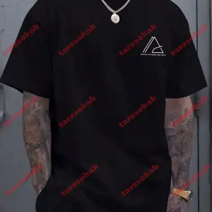 Model 3274 Erkek Yazlık Yuvarlak Yaka Kısa Kollu Günlük Tişört, Yaz