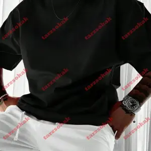 Model 3280 Erkek Yazlık Yuvarlak Yaka Kısa Kollu Günlük Tişört, Yaz