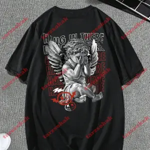 Model 3281 Erkek Yazlık Yuvarlak Yaka Kısa Kollu Günlük Tişört, Yaz