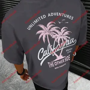 Model 3283 Erkek Yazlık Yuvarlak Yaka Kısa Kollu Günlük Tişört, Yaz