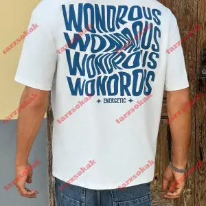 Model 3285 Erkek Yazlık Yuvarlak Yaka Kısa Kollu Günlük Tişört, Yaz