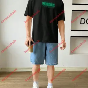 Model 3285 Erkek Yazlık Yuvarlak Yaka Kısa Kollu Günlük Tişört, Yaz