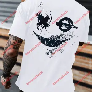 Model 3294 Erkek Yazlık Yuvarlak Yaka Kısa Kollu Günlük Tişört, Yaz