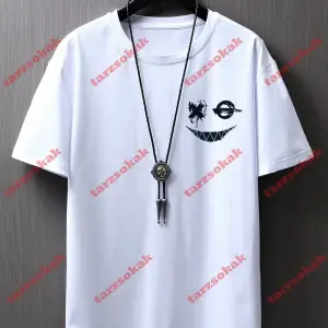 Model 3294 Erkek Yazlık Yuvarlak Yaka Kısa Kollu Günlük Tişört, Yaz