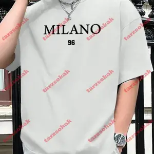 Model 3309 Erkek Yazlık Yuvarlak Yaka Kısa Kollu Günlük Tişört, Yaz