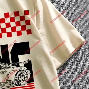 Model 3312 Erkek Yazlık Yuvarlak Yaka Kısa Kollu Günlük Tişört, Yaz