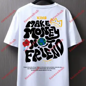 Model 3330 Erkek Yazlık Yuvarlak Yaka Kısa Kollu Günlük Tişört, Yaz