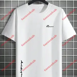 Model 3334 Erkek Yazlık Yuvarlak Yaka Kısa Kollu Günlük Tişört, Yaz