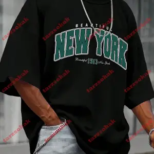 Model 3342 Erkek Yazlık Yuvarlak Yaka Kısa Kollu Günlük Tişört, Yaz